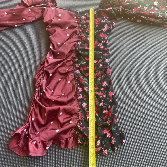 For Love & Lemons Cher Ruched Mini Dress - Picture 9 of 11